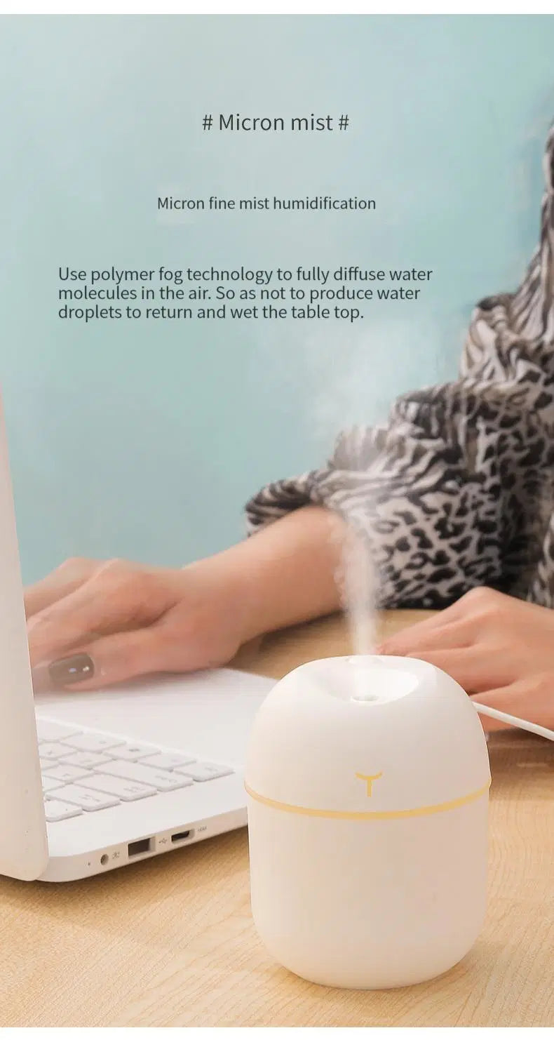 Air Humidifier Usb Small Mini Portable Cool Mist(random Color)