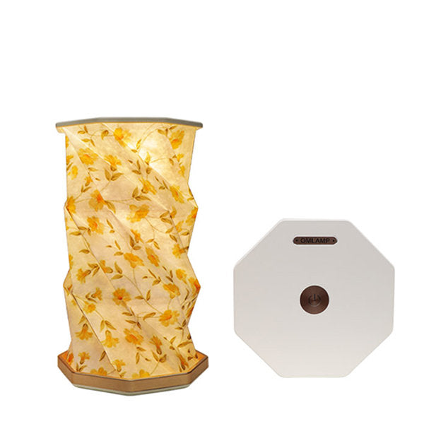 Vintage Foldable Paper Table Lamp